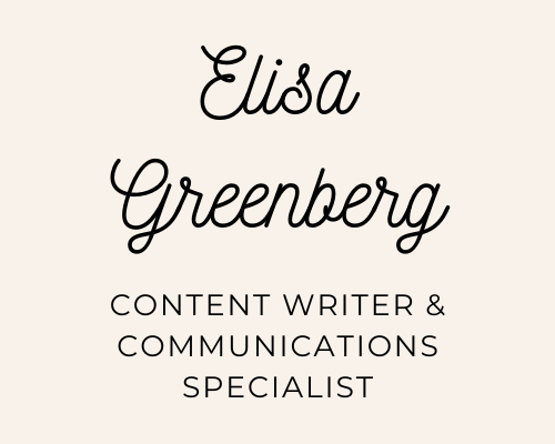 Elisa Greenberg's Writing Portfolio